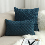 Buckskin woven cushion cover