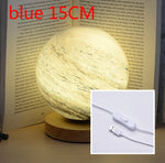 Creative wave moon light bedroom star light