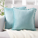 velvet solid color sofa