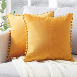 velvet solid color sofa