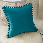 velvet solid color sofa