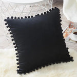 velvet solid color sofa