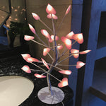 Wire Garland Lamp