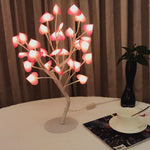 Wire Garland Lamp