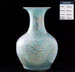 New Chinese-style Ceramic Vase With Hand-painted Gold Accents For Home Decor
