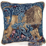 Woven Flower Jacquard Cushion