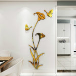 Lily 3D Stereo Acrylic Wall Stickers