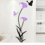 Lily 3D Stereo Acrylic Wall Stickers