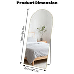 Rectangle Full Length Mirror, Full Body Standing Mirror Floor Mirrors
