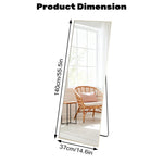 Full Modern Accent Mirror  Floor Mirrors