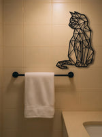 Bath Metal Letter Wall Art 