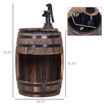 Barrel Pump Garden Decor