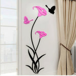 Lily 3D Stereo Acrylic Wall Stickers