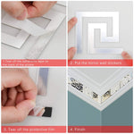 Acrylic Wall Self-adhesive Waistline Mirror Sticker