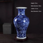Blue-and-white Porcelain Antique-style Vase Home decor piece