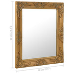 Baroque-style wall mirror, Tabletop Vanity Mirro