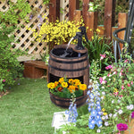 Barrel Pump Garden Decor