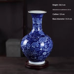 Blue-and-white Porcelain Antique-style Vase Home decor piece