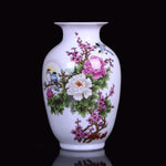 Medium-sized Ceramic Flower Antique-style Chinese Living Room Home Decor Vase Decorative Craft Item