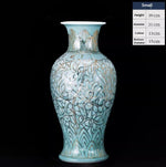 New Chinese-style Ceramic Vase With Hand-painted Gold Accents For Home Decor