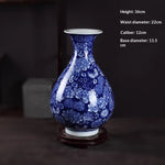 Blue-and-white Porcelain Antique-style Vase Home decor piece