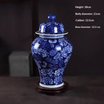 Blue-and-white Porcelain Antique-style Vase Home decor piece