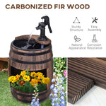 Barrel Pump Garden Decor