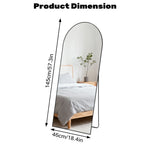 Rectangle Full Length Mirror, Full Body Standing Mirror Floor Mirrors