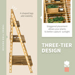 Folding Plant Stand Wooden
