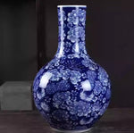 Blue-and-white Porcelain Antique-style Vase Home decor piece