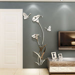 Lily 3D Stereo Acrylic Wall Stickers